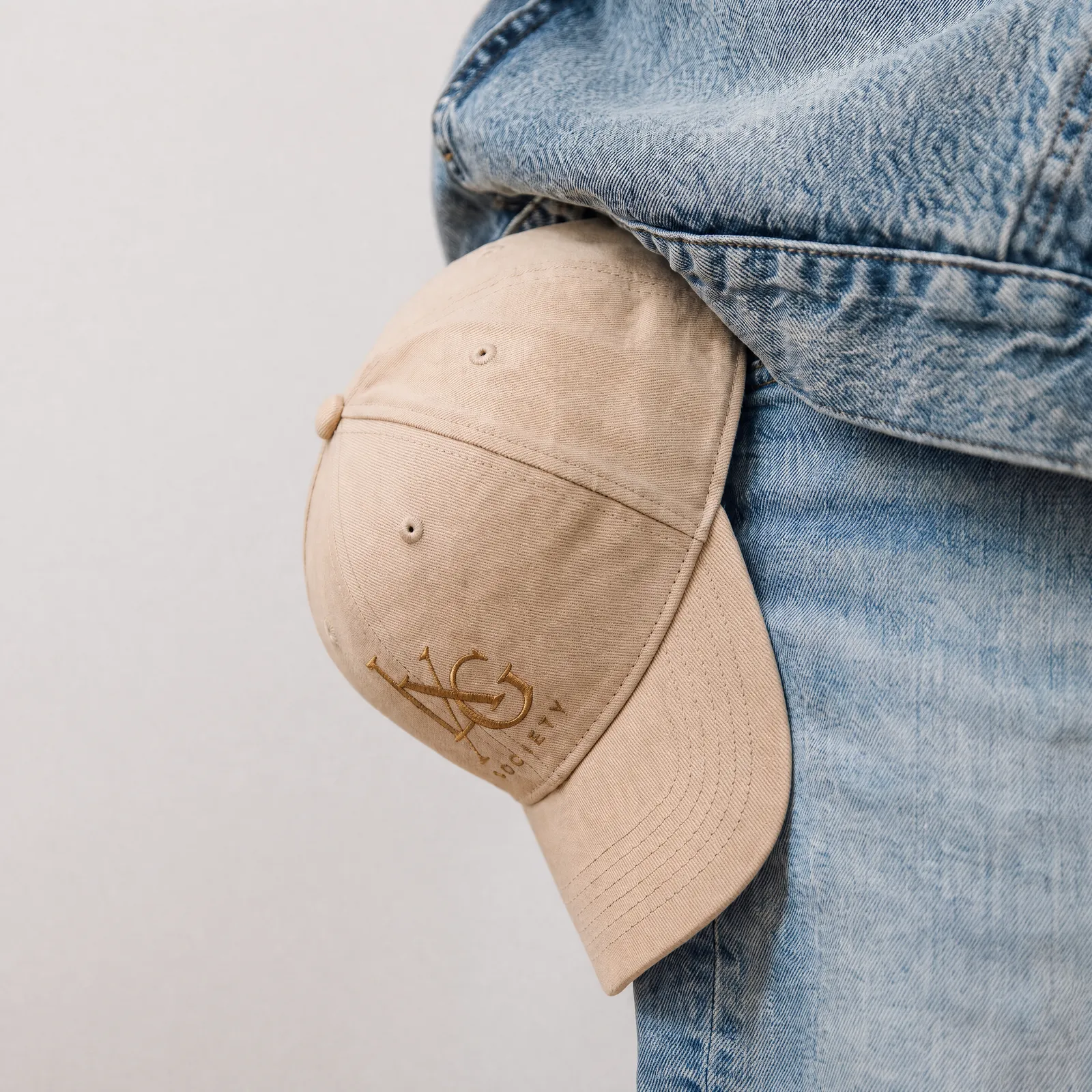 Blush · denim pocket