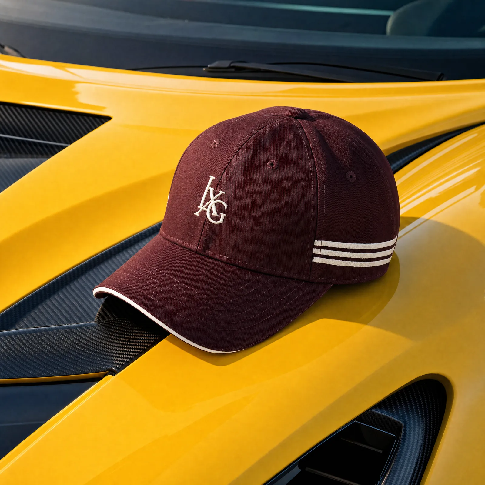 Burgundy · supercar