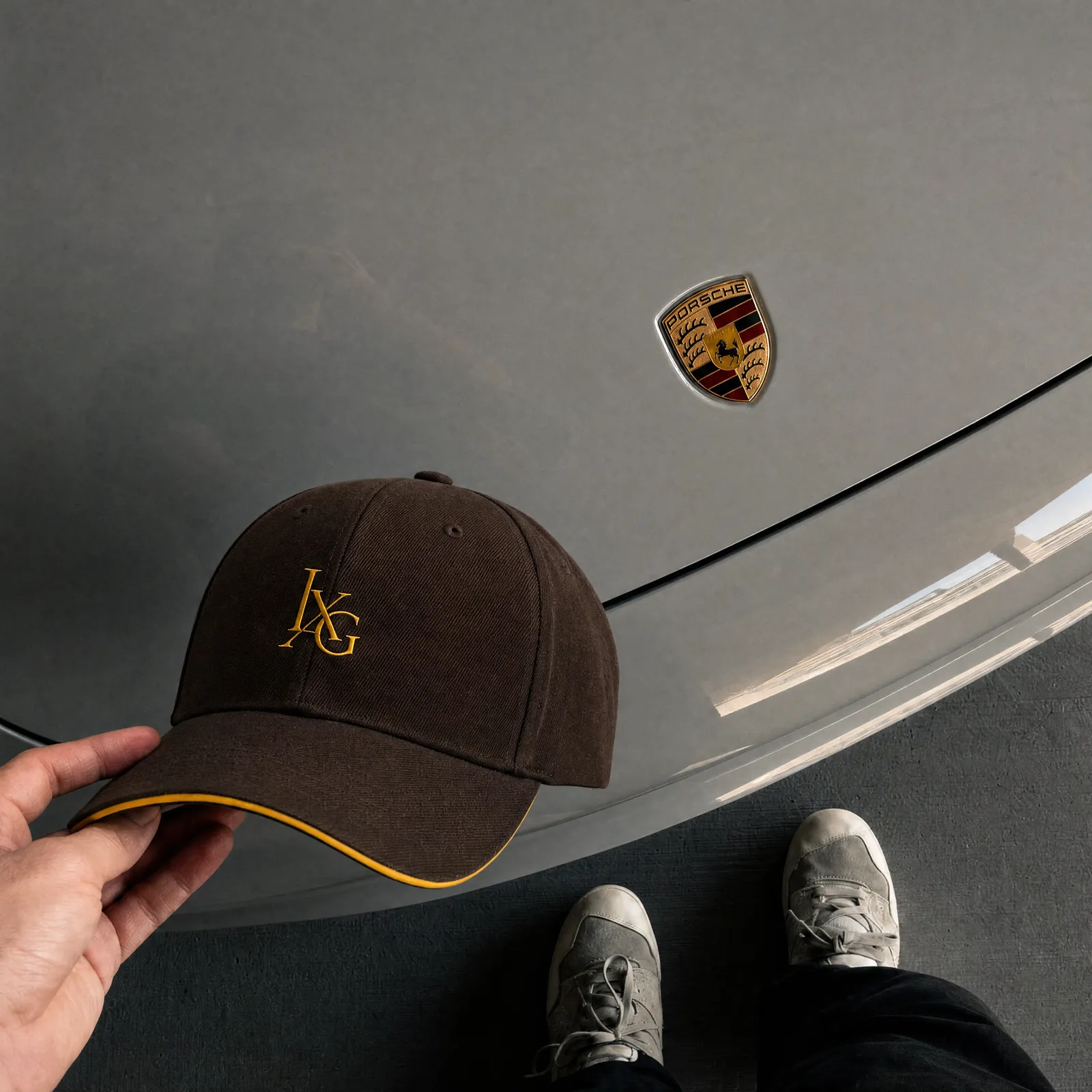 Espresso Brown · on the bonnet