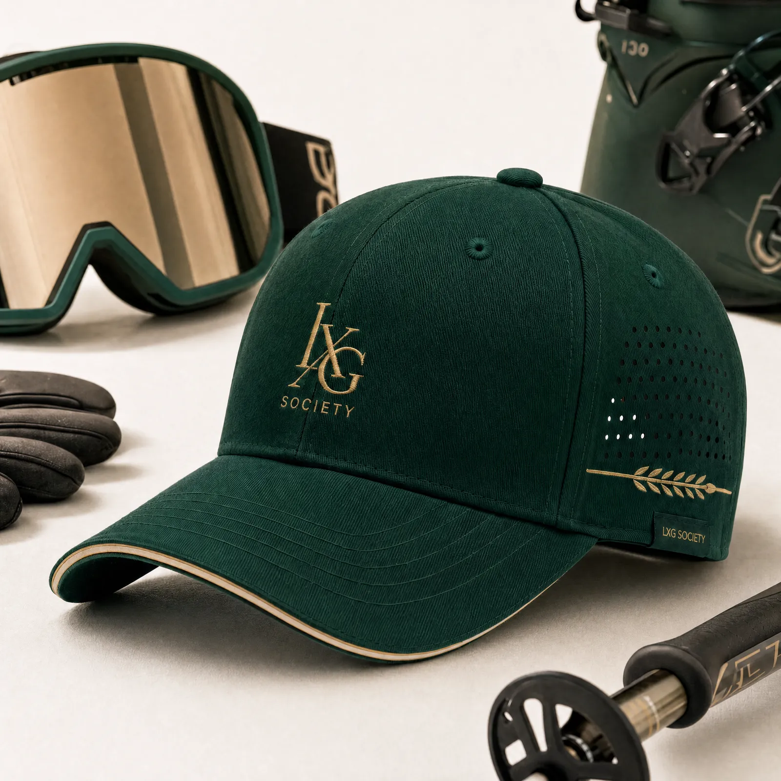 Green Laurel · ski gear