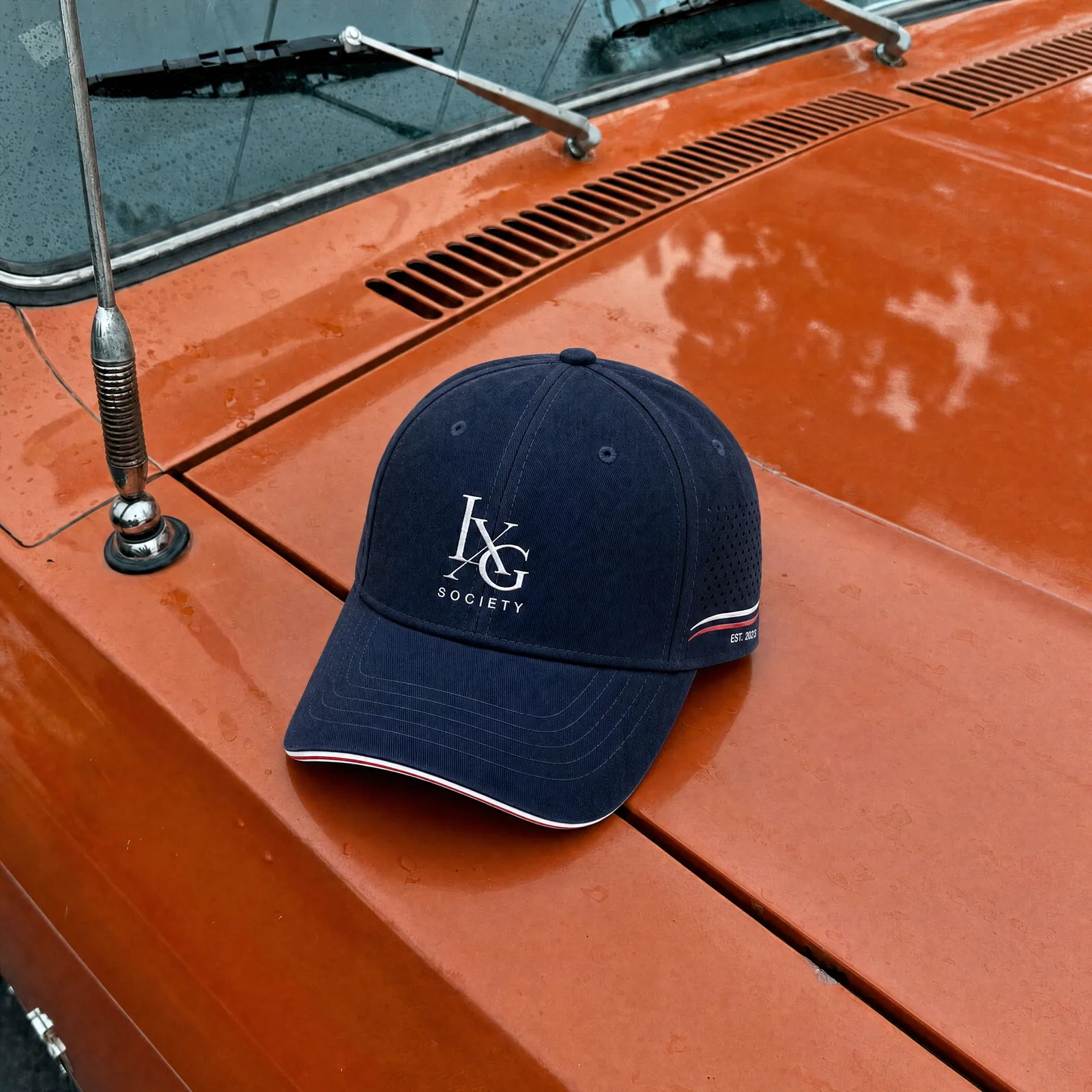 Midnight Navy · orange classic